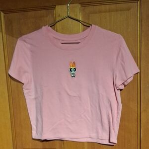 Power Puff Girls Cropped Baby Tee